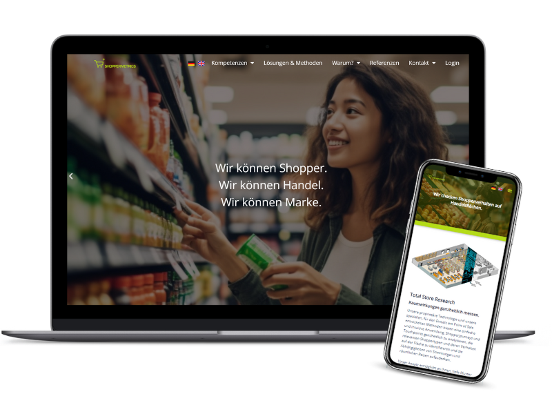 Shoppermetrics - Wir erforschen das Kaufverhalten von Menschen in Handelslandschaft