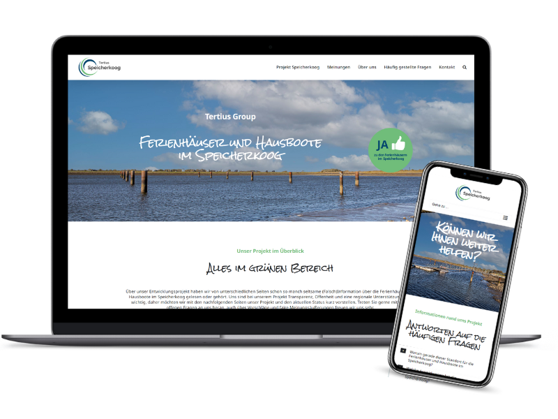 Tertius Group Ferienhäuser und Hausboote im Speicherkoog